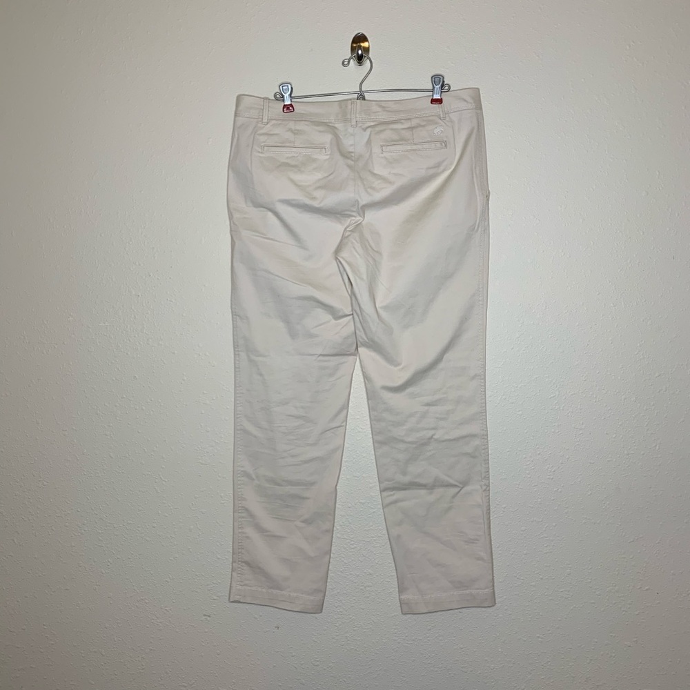 Banana Republic Khaki City Chino Crop Pants